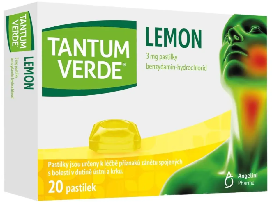TANTUM VERDE LEMON 3MG PAS 20