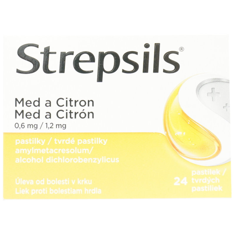 STREPSILS MED A CITRON 0,6MG/1,2MG PAS 24
