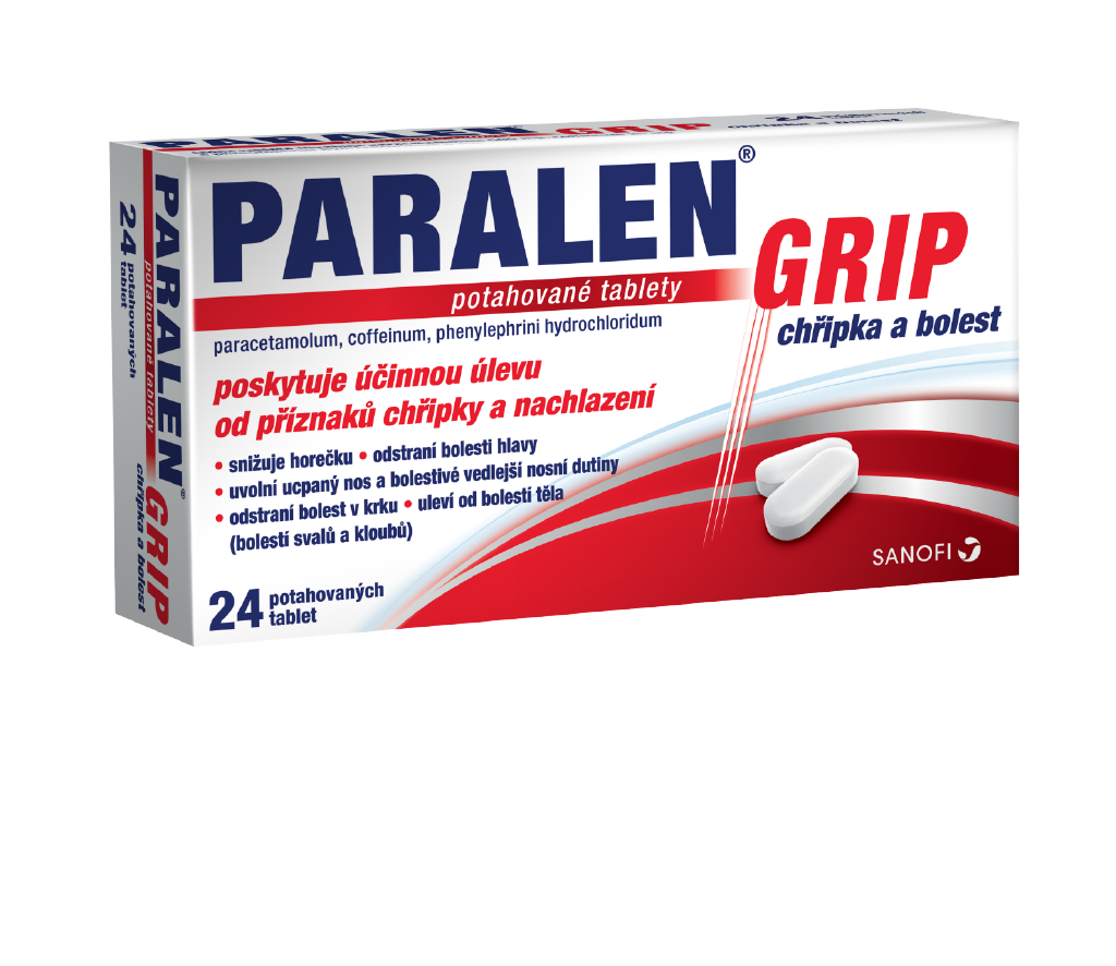 PARALEN GRIP CHIPKA A BOLEST 500MG/25MG/5MG TBL FLM 24 I