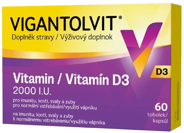 Vigantolvit D3 2000 I.U. 60 tobolek